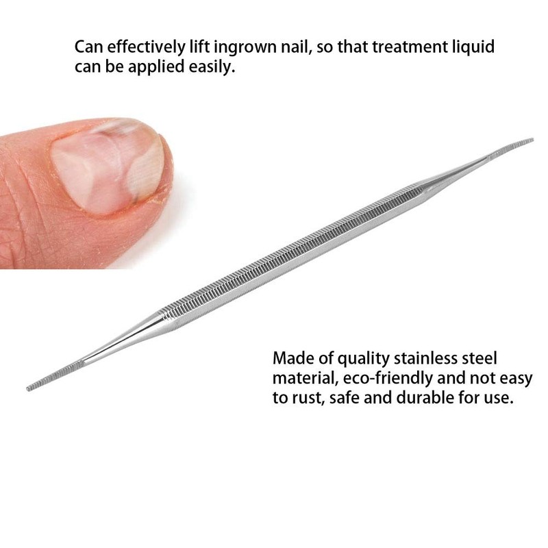 Double Head Nail File Ingrown Toenail File Stainless Steel Ingrown
