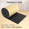 Storystore Foam Rubber Sheet with Adhesive, 12 x 118 x