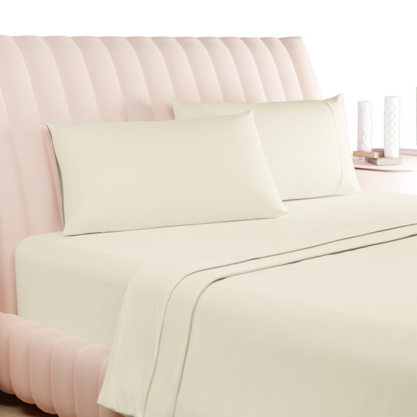 Carressa Linen 100% Egyptian Cotton Sheets - 600 Thread Count