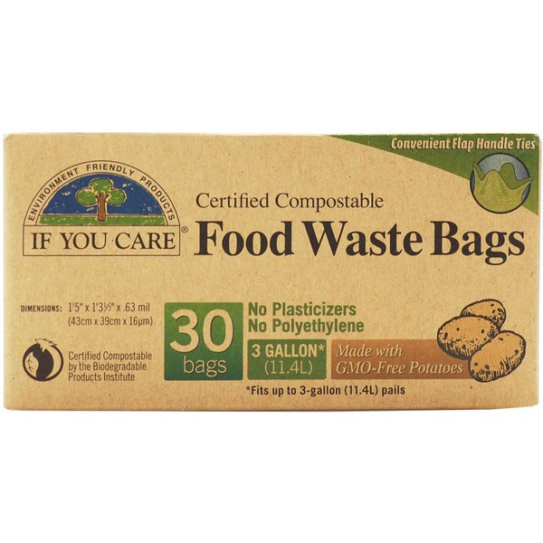 If You Care Certified Compostable Food Waste Bags 30 Bags