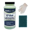 BATHWORKS Bathtub Refinishing Kit - Bundle- Bone- EZ Etch &