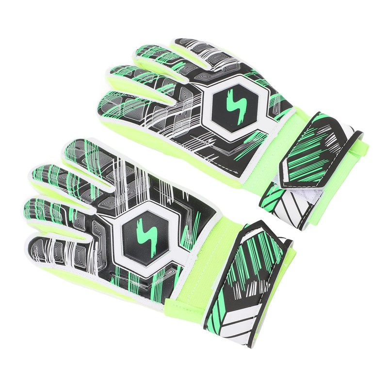 1 Pair Kids Soccer Gloves Latex Collision Resistance Football Goalkeeper