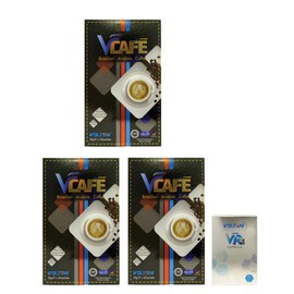 Generic 3 Box Volten VCafe Brazilian Arabica Coffee 20 Sachets + 1 Box Volten VR4 50 Capsules