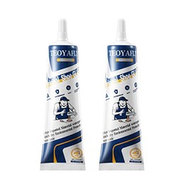 TEOYAFLY Shoe Glue: Slowly-Dry Professional Grade Shoe Repair Glue,Clear,4-Ounce Tube(2oz*2)