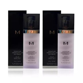 Missha 미샤 M 시그너처 링클 필업 비비크림 /BB 21호 x 2개 Missha M Signature Wrinkle Filler BB Cream #21 x 2
