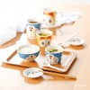 Kin-Jo Pottery 007123 Doraemon Small Plate, 3.5 inches (9 cm),