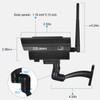 BNT Solar Powered Fake Security Camera, Bullet Dummy Security Camera
