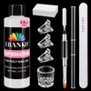 EBANKU Poly Gel Slip Solution Kit - 75ml Anti-Stick Nail