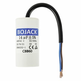 BOJACK CBB60 14uF 450V 50/60HZ Starting Capacitor, SH Motor Operating Capacitor, AC Motor Capacitor, with Wire