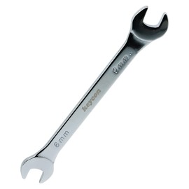 ExcInter Open Ended Spanner, 8x9mm Double End Silver Wrench 3mm Ultra Thin Repairing Tool for Use Under Narrow Space Conditions(1 PCS)