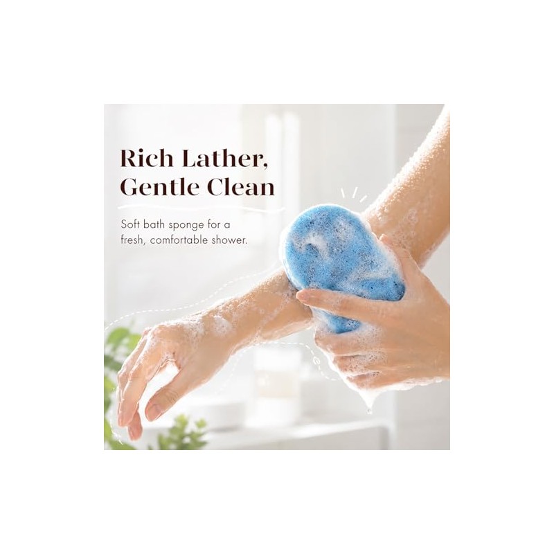 Esponja Baño Lufa Suave Ducha Lavado Corporal Piezas