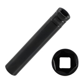EVRBUL 3/4" Socket Truck Cage Bolt Socket Tool Removal Puller Cagebolt Release Bolt Removal Tool Compatible with Truck Air Brakes with 800921 Cage Bolt, Extra Deep 3/4" Socket 1/2" Drive