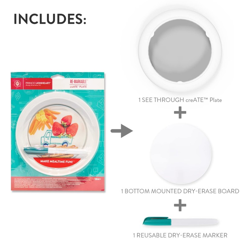 Prince Lionheart Create Plate Complete Set