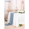 24 Pack Dusty Blue Cheesecloth Table Runner,10ft Gauze Table Runner