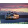 THE PACIFIC NORTHWEST BEAUTIFUL POST CARD EDMOND'S WA SUNSET ABOARD