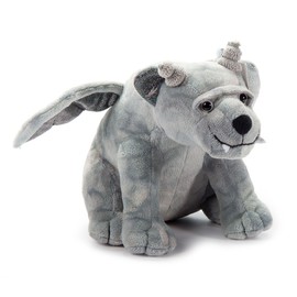 The Petting Zoo Mystical Gargoyle Stuffed Animal Plushie, Gifts for Kids, Mystical Animals, Gray Gargoyle Plush Toy 8 Inches