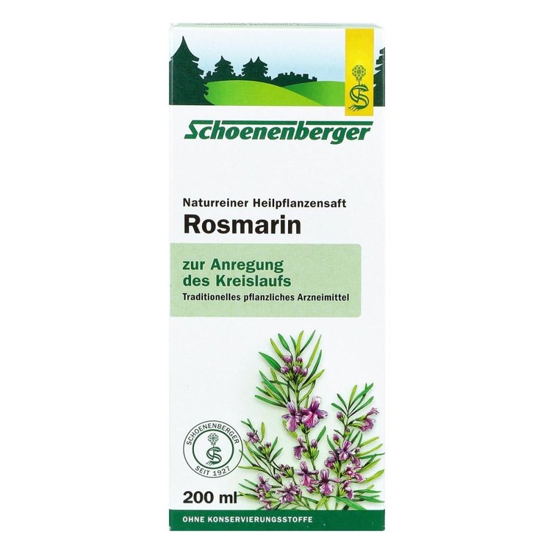 ROSMARIN Schoenenberger Medicinal Plant Juices 200 ml