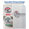 Toqraft Bathroom Privacy Lever Lock with Large Vacant/Occupied Indicator (2
