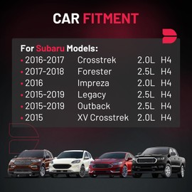 BDFHYK 4 Ignition Coil Pack UF747 and 4 Iridium Spark Plug 93501 Compatible with Subaru 16-17 Crosstrek, 17-18 Forester, 16 Impreza, 15-19 Legacy, 15-19 Outback, 15 XV Crosstrek Coil for 22433AA700