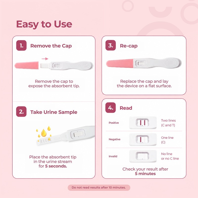 Mommy Sense Midstream Pregnancy Tests - 2 Pack