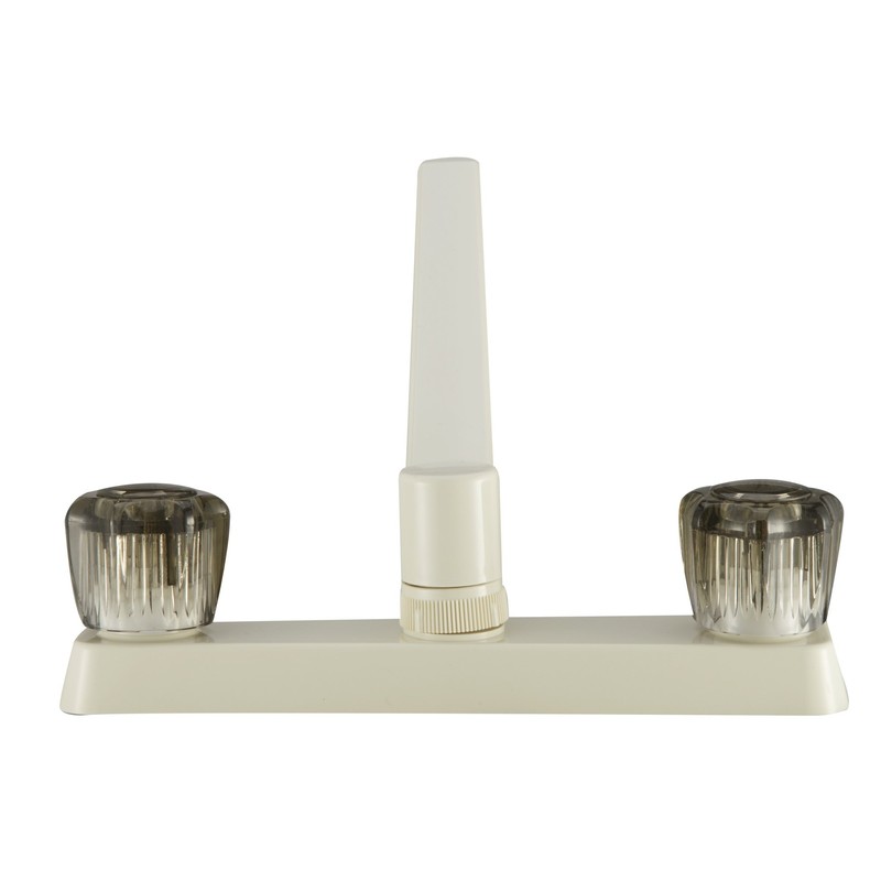 Dura Faucet DF-PK600S-BQ RV Kitchen Sink Faucet with Smoked Acrylic