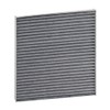 RIDEX Plus cabin air filter, 424I0587P, pollen filter, height: 17,