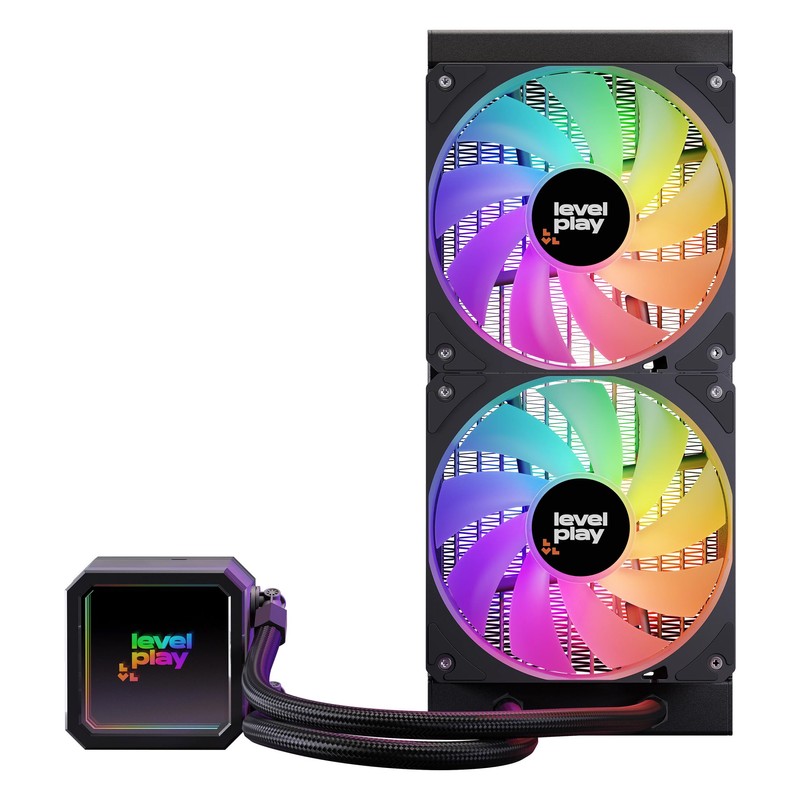 Levelplay CL240 ARGB 240mm AIO PC CPU Liquid Water Cooler