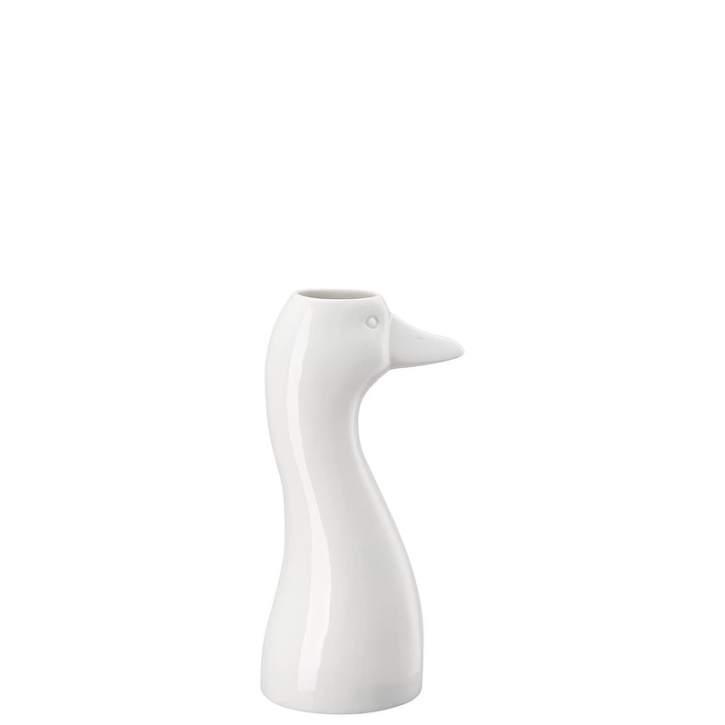 Hutschenreuther White Goose Vase 20 cm