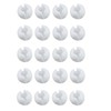 20PCS Bead Chain Crimp Stop for Roller Shades Clear Beaded
