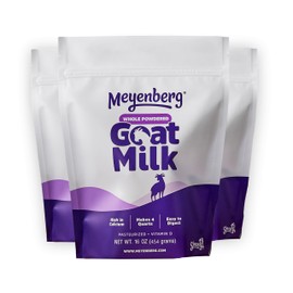 Meyenberg Whole Powdered Goat Milk, 16 Ounce (Pack of 3)