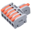 XALXMAW 13 Pcs Lever Wire Connectors, 1 in 5 Out
