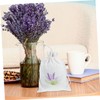 CAXUSD 6pcs Refillable Lavender Sachet Bags with Drawstring Closure Lightweight