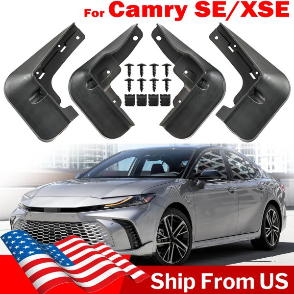 XUKEY 4pcs Front Rear Mud Flaps Splash Guards For 2024