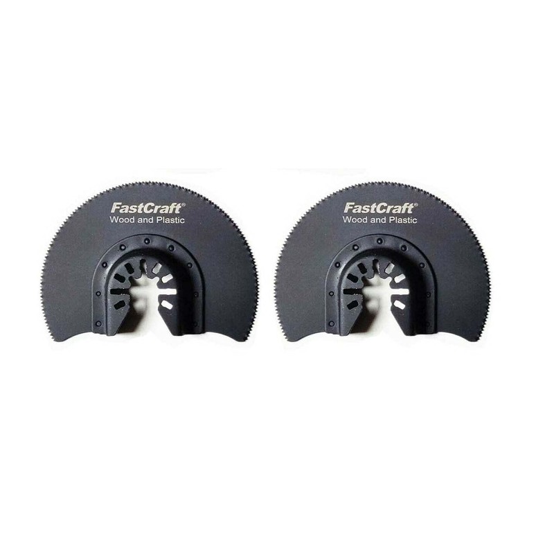 Oscillating Tool Blades - New FastCraft 3pc Half Moon Blades,