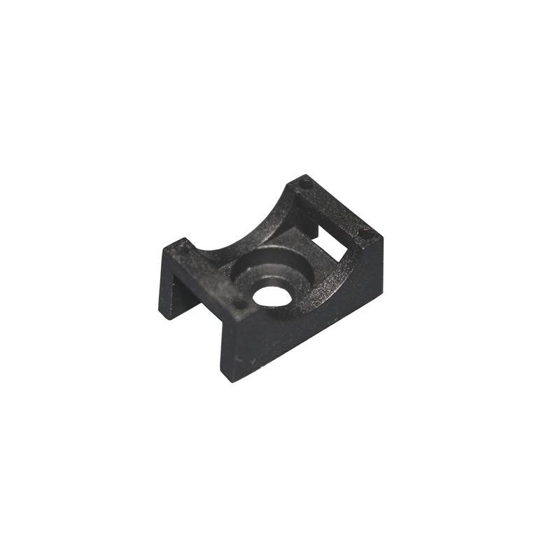 Cable Tie Base, Screw Mount Cradle (Pack of 100, Black)