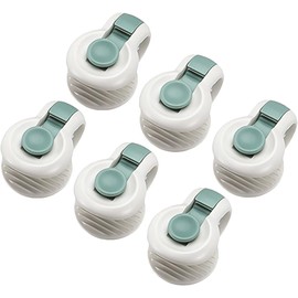 6 Piezas Sujetadores De Sábanas De Plástico Clips Antideslizantes para Fijar Edredones Colchas Y Manteles En Hogar Y Cocina