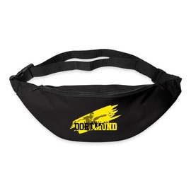 Spreadshirt Die Macht aus Dortmund Football Fan Sport Belt Bag Black Yellow Bum Bag, black, Modern