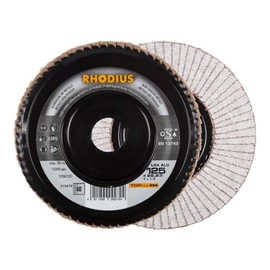 Rhodius Flap Disc LGA Aluminium Pack 125 x 22.23 mm K60