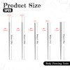 6PCS Piercing Ball Grabber Tool, Stainless Steel Piercing Taper Changing
