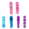 Finever Mini Massager Handheld with 4 Heads Pocket Pen for