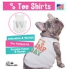 Poocii Cute Dog Clothes, Ribbed Tank Top T Shirt for