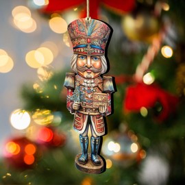Nutcracker Prince Wooden Ornaments by G. Debrekht | Christmas Décor - 8611060 SET of 2