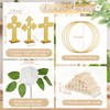 Wesiti 48 Pcs Baptism Centerpiece Decoration for Table 12 Wood
