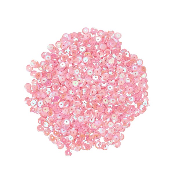 MECCANIXITY Loose Sequins Iridescent Sequins 2400Pcs Cup Sequins Embroidery Sequins