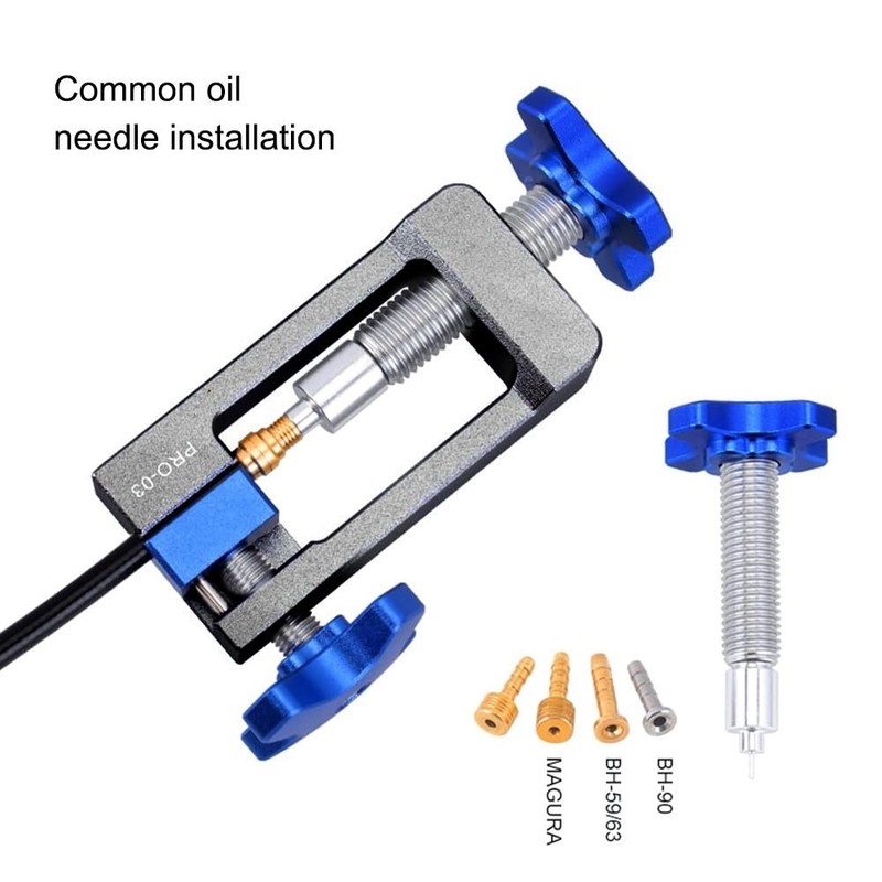 DONGKER Bicycle Hydraulic Hose Fitting Insert Tool,Needle Driver Insertion Tool
