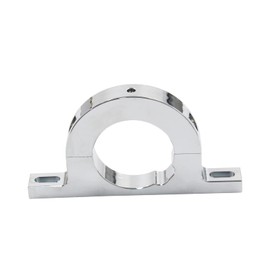 Aluminum Universal Steering Billet 2" Steering Column Keyed No Drop Mount for Most Common Fit for GM GMC Chevy Dodge Ford 2" Hole Brushed Underdash Mount River Clamp