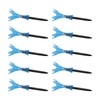 10pcs Plastic Golf Tee Ball Holder Adjustable Height Stable Practice