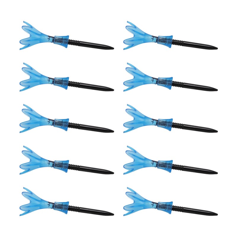 10pcs Plastic Golf Tee Ball Holder Adjustable Height Stable Practice