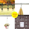 DIWUJI 25 PCS Metal Hanging Clips Hook, Clamp Hanger for