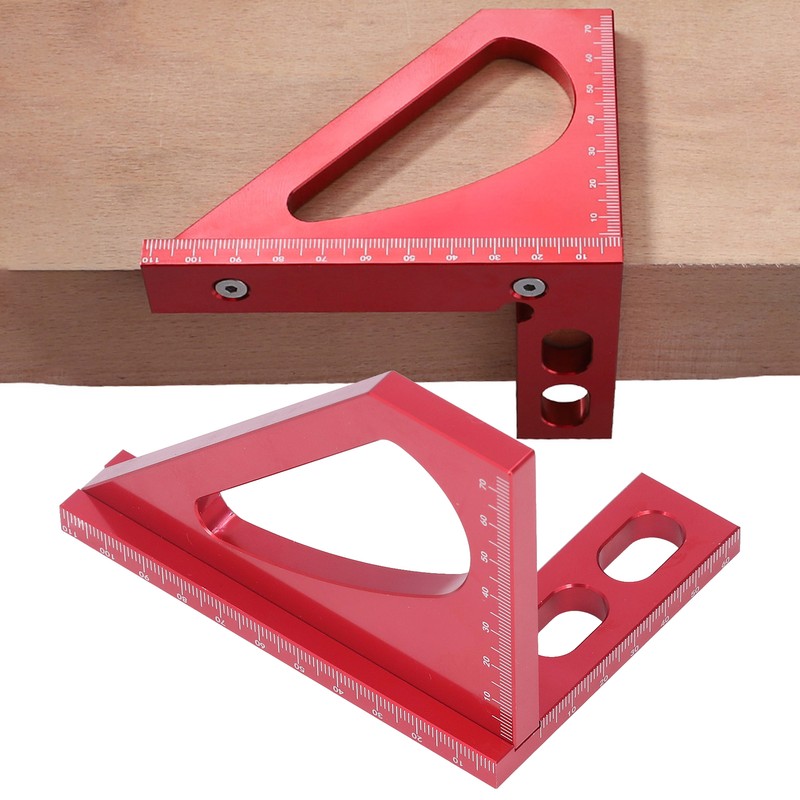 Layout Miter Gauge Aluminium Alloy 45 90 Degree Measuring Scribing